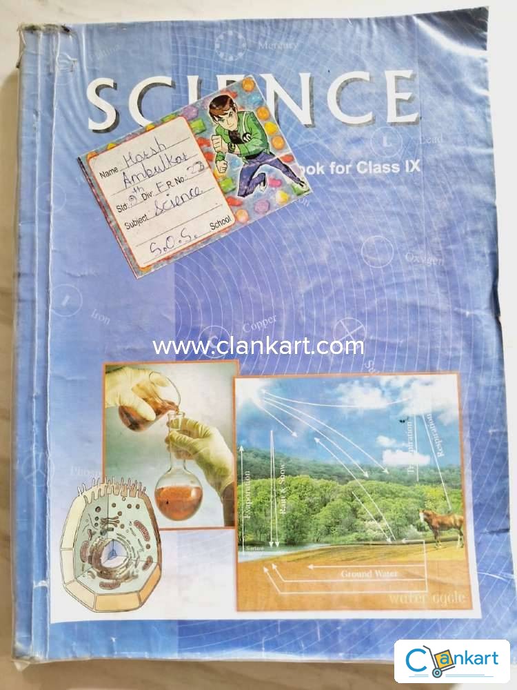 Buy Science Textbook Class Ix Book In Excellent Condition At Clankart