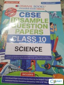 Buy Oswal Class Cbse Sample Question Paper Science Book In Excellent Condition At