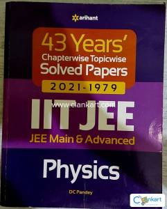 Buy '43 Years Chapterwise Topicwise Solved Papers (2021-1979) IIT JEE ...