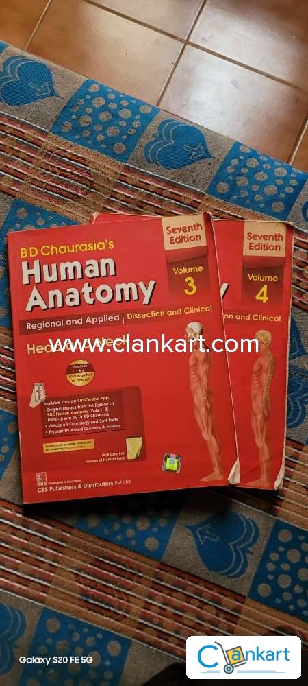 Buy Bd Chaurasia Human Anatomy Vol 3 4 Book In Excellent