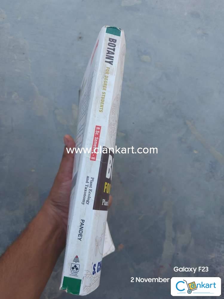 Buy 'Botany For Degree Students Semester-Ii' Book In Excellent ...