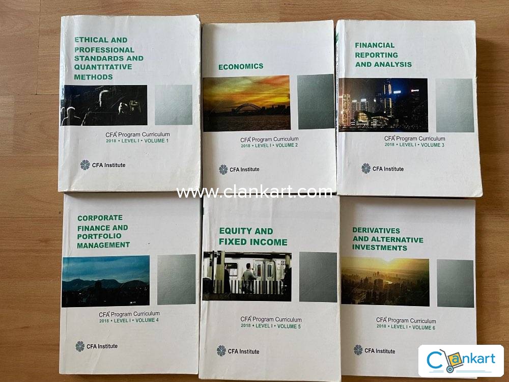 Buy 'Official CFA Level 1 Study Material (all 6 Books) And Schweser Notes  (Kaplan Review)- All 5 Books 2022 Edition' Book In Good Condition At  Clankart.com