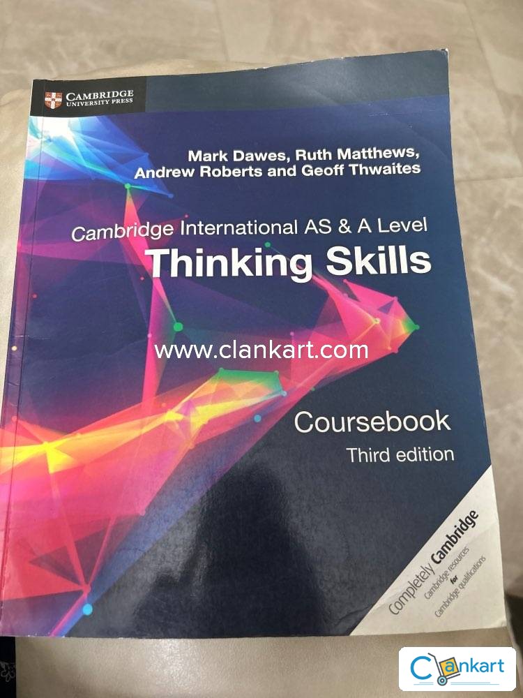 Buy 'Cambridge International AS/A Level Thinking Skills Coursebook ...