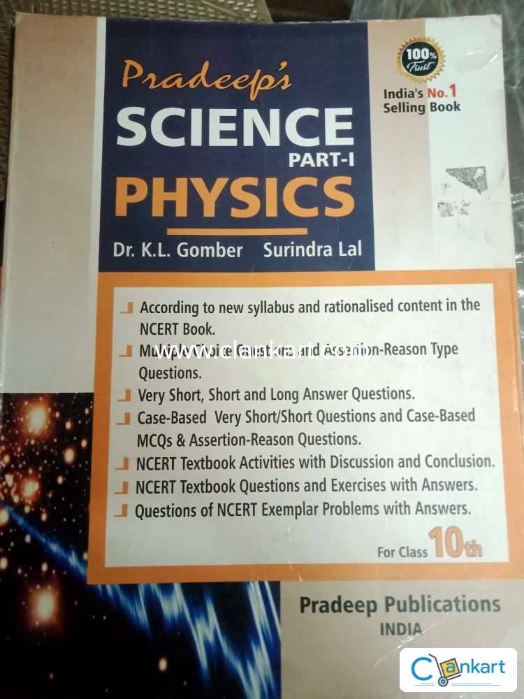 Buy Clas 10 Pradeep Physics 2023 2024 Book In Excellent Condition At