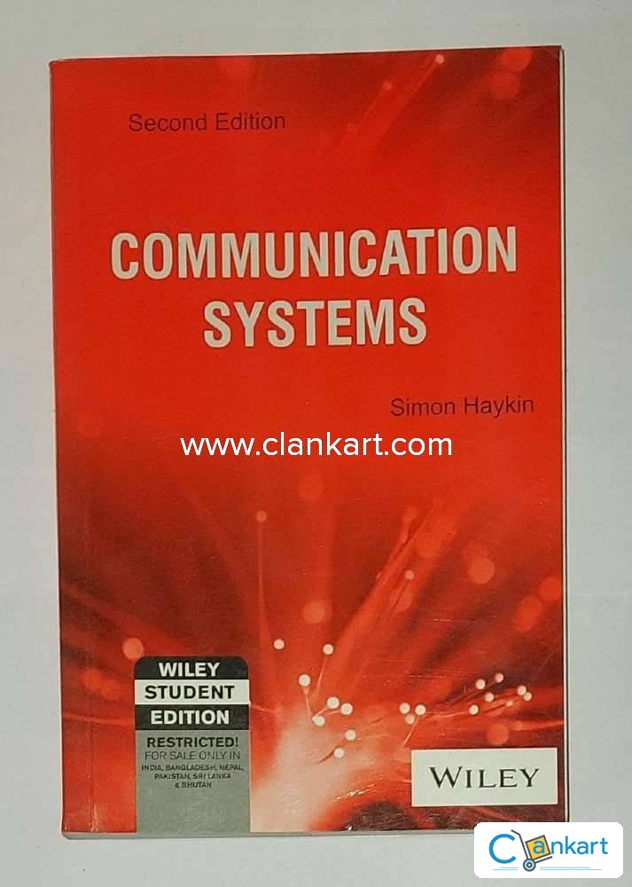 Buy 'Communication Systems 2nd Ed Book By Simon Haykin' Book