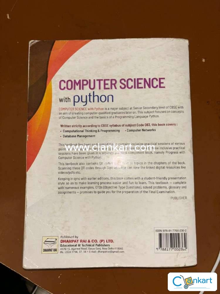 Buy 'Computer Science With Python Textbook And Practical Book For Class ...