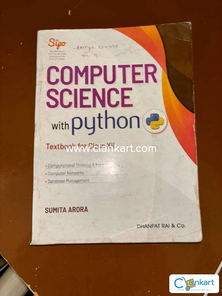 Buy 'Computer Science With Python Textbook And Practical Book For Class ...