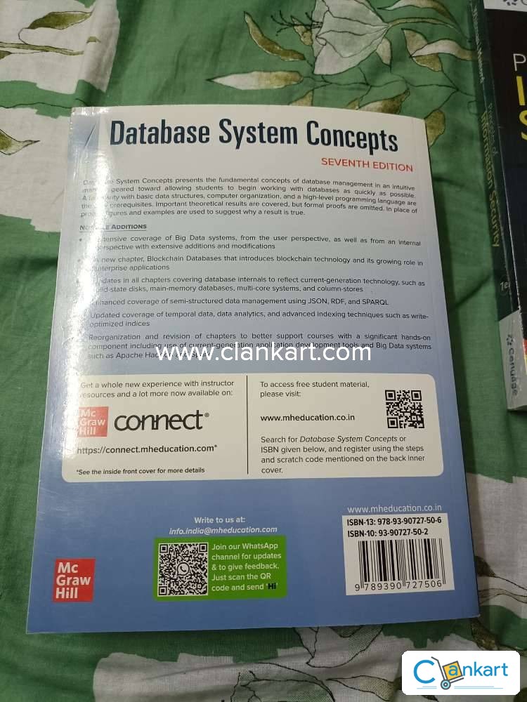 Buy 'Database System Concepts | 7th Edition' Book In Excellent ...