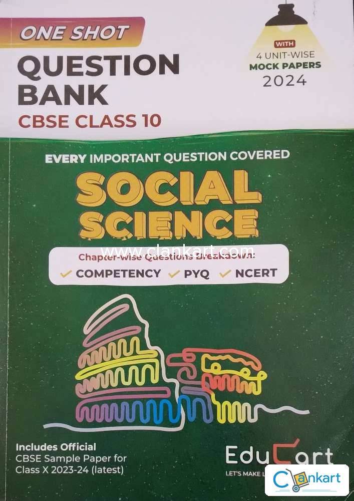 Buy 'Educart One-shot Question Bank SOCIAL SCIENCE CBSE Class 10 For ...