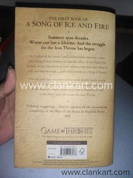 A Game of Thrones Reissue - A Song of Ice and Fire, Book 1: Martin George R  R: 9780007448036: : Books