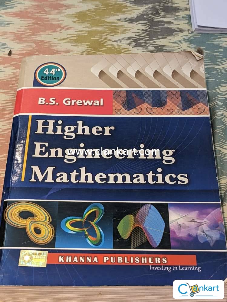 Buy 'Higher Engineering Mathmetics' Book In Excellent Condition At ...