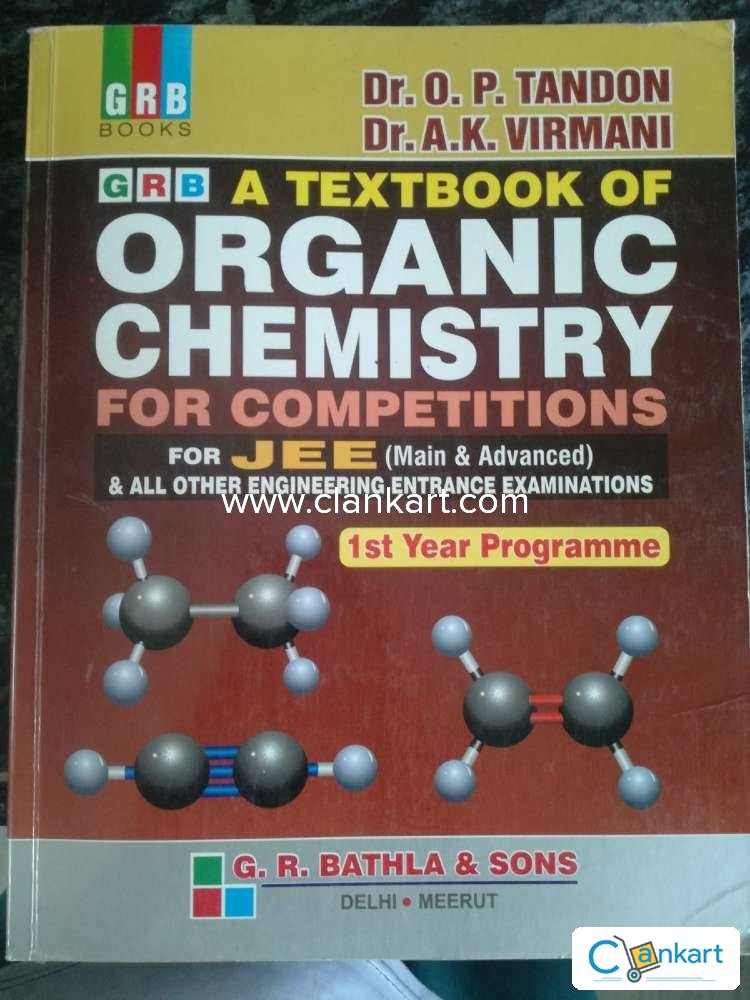 Buy 'OP Tandon Organic Chemistry' Book In Excellent Condition At ...