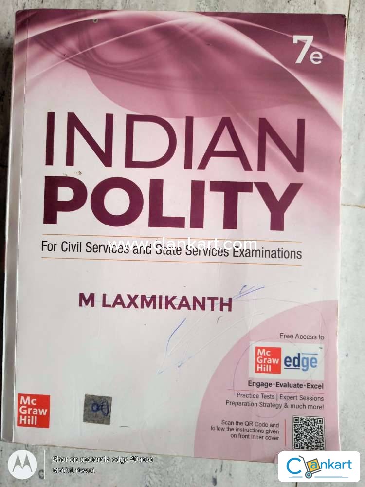 Buy 'Indian Polity By M Laxmikanth, IAS' Book In Excellent Condition At ...