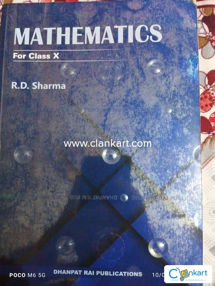 Buy 'Mathematics For Class 10 - CBSE - By R.D. Sharma Examination 2022 ...