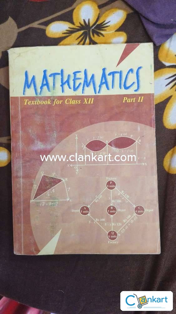 Buy 'Mathematics Textbook Class 12 Part 2' Book In Excellent Condition ...