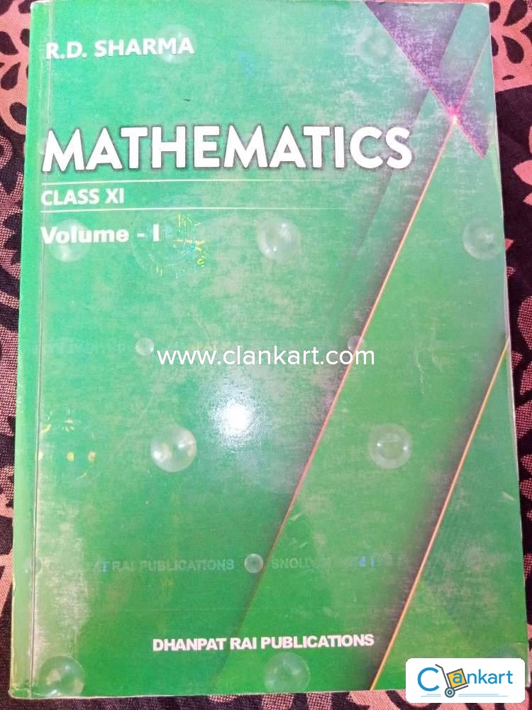 Buy 'r.d.sharma Mathematics Volume 1 And 2' Book In Excellent Condition 