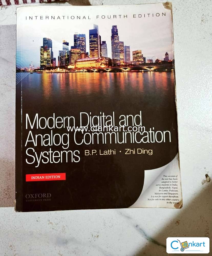 Buy 'Modern Digital And Analog Communication Systems' Book In Good ...