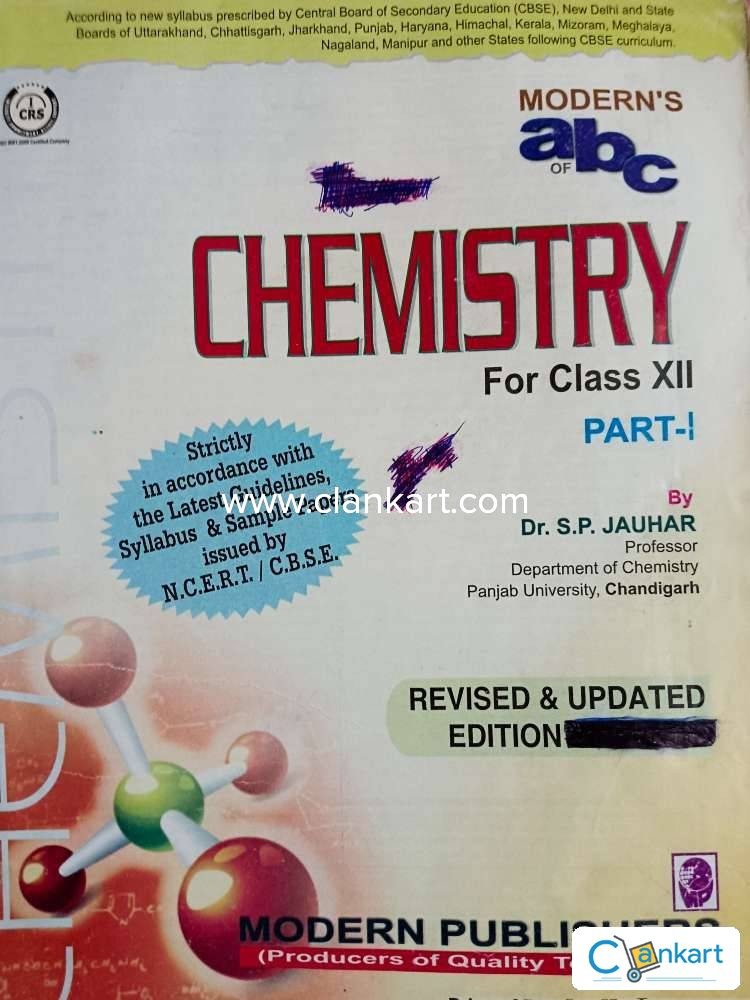 Solution Modern Abc Chemistry For Class 11 Part Dr S P 2371