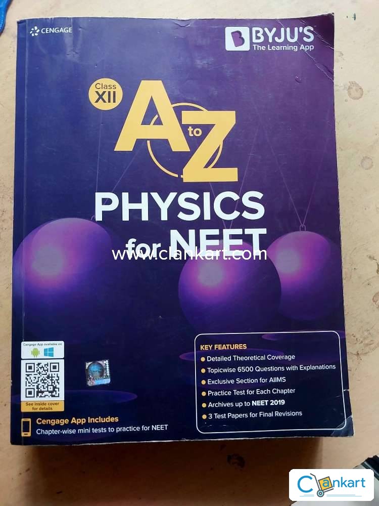 Buy A To Z Physics For Neet Class Xii Book In Excellent Condition At 9148