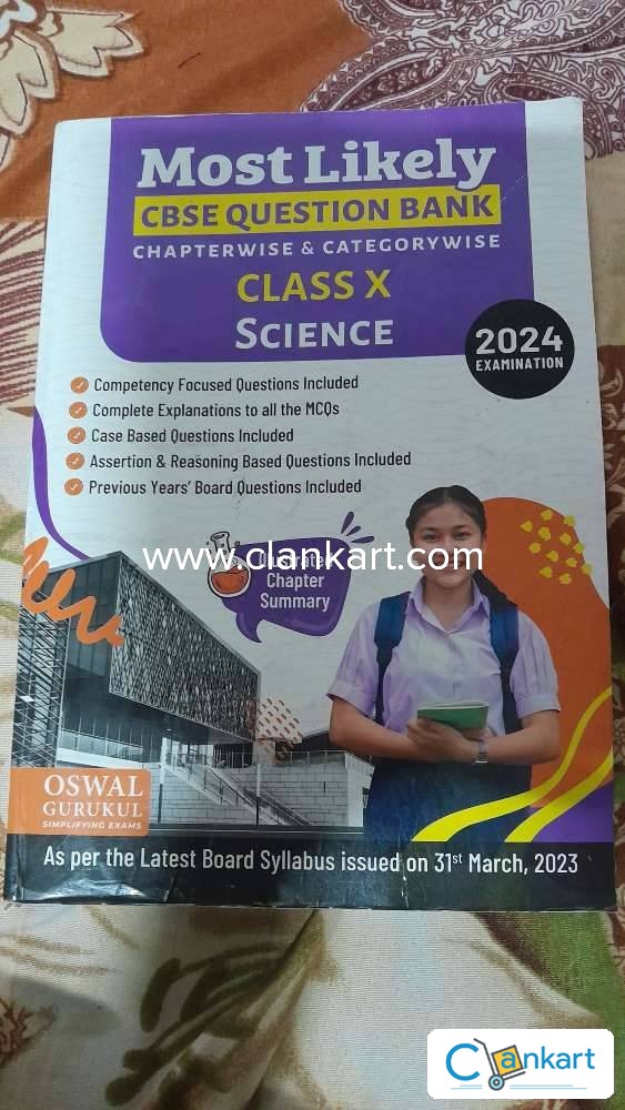 Buy 'Oswal Most Likely CBSE Question Bank Chapterwise & Categorywise ...