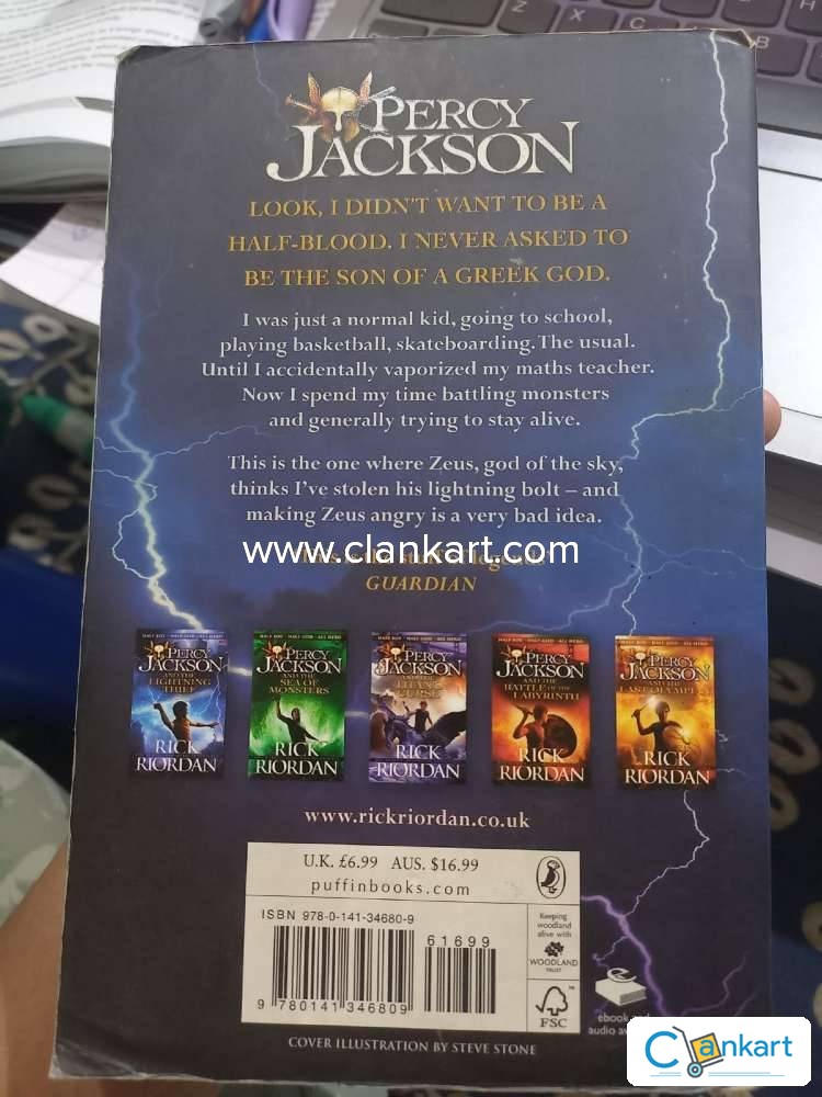 Buy Percy Jackson And The Lightning Thief Percy Jackson 1 Book In