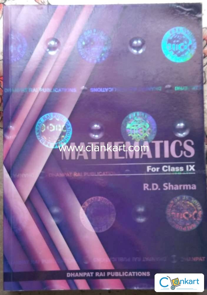 Buy 'Mathematics For Class 9 - CBSE - By R.D. Sharma Examination 2022 ...