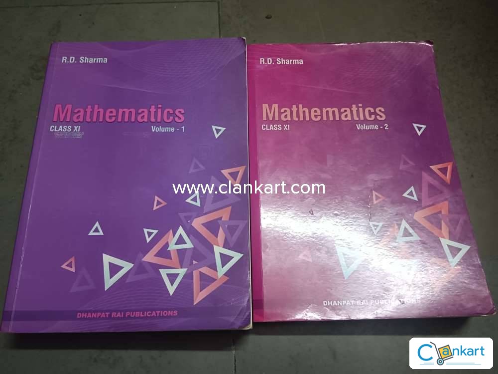 Buy 'R.D. Sharma Class XI Maths Vol 1 & 2' Book In Excellent Condition ...