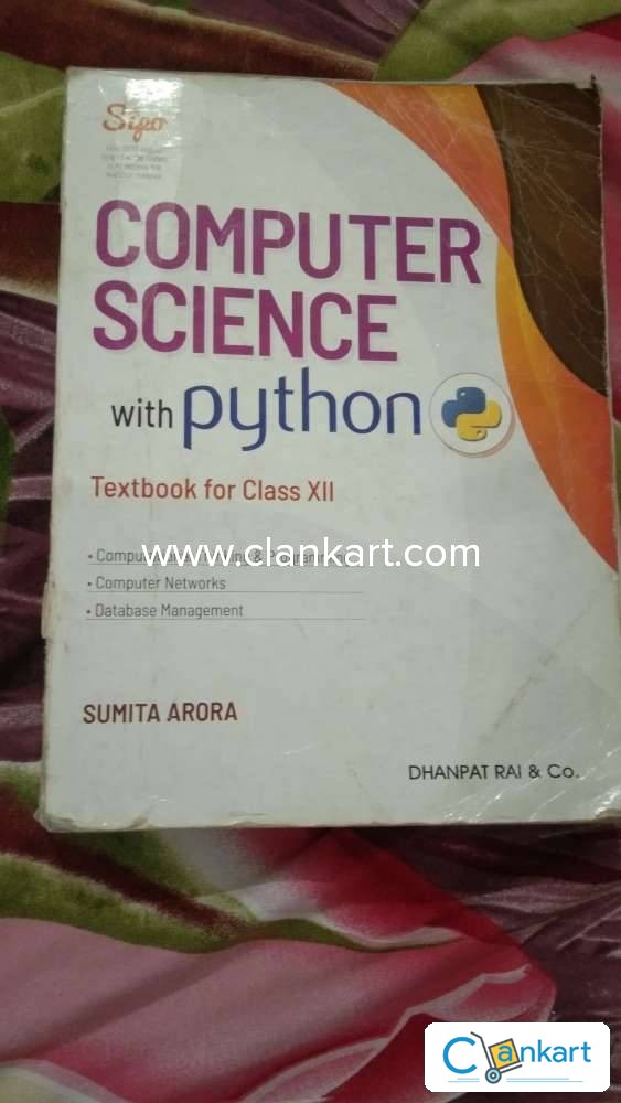 Buy 'Computer Science With Python ClassXII Sumita Arora' Book In ...