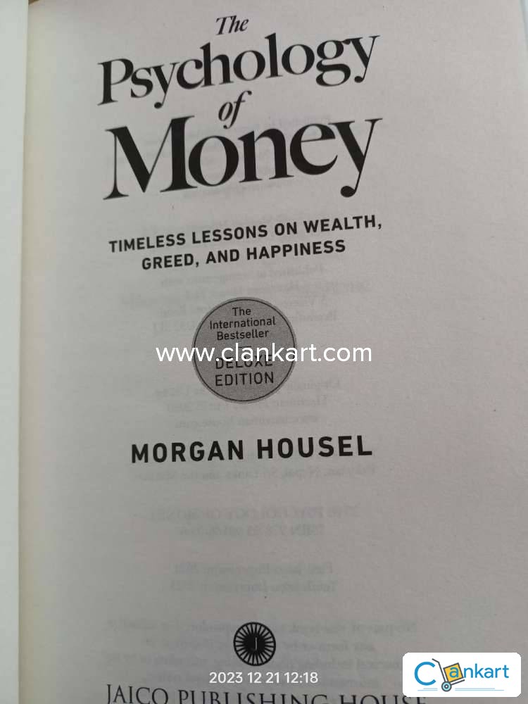 Buy 'The Psychology Of Money: Timeless Lessons On Wealth, Greed, And  Happiness' Book In Excellent Condition At