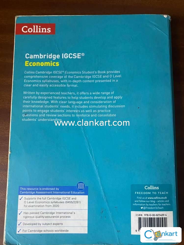 Buy 'Cambridge IGCSE® Economics Student Book (Cambridge International ...