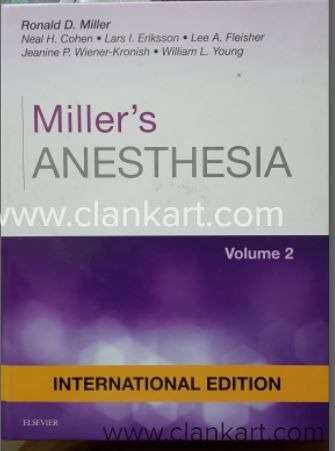 Buy 'Miller's Anesthesia International Edition, 2 Volume Set' Book In  Excellent Condition At Clankart.com